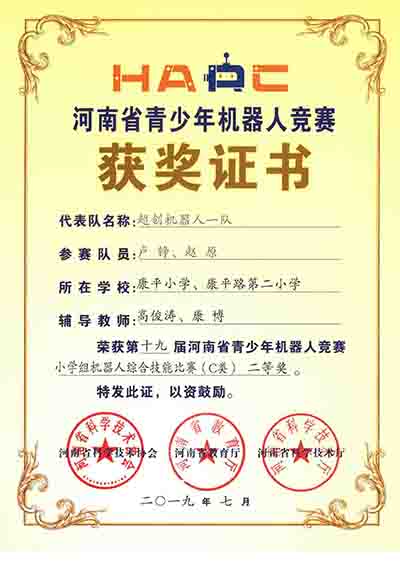 二等奖（一队）
